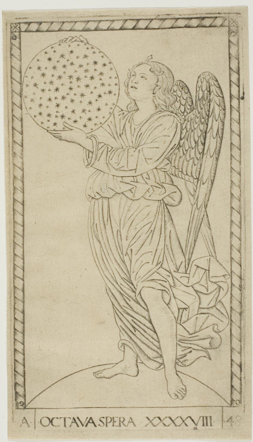 The Angel and the Eighth Sphere, plate 48 from Planets and Spheres
