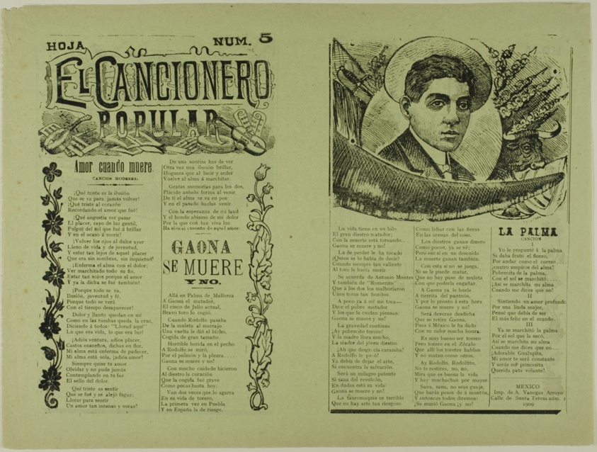 El cancionero popular, num. 5 (The Popular Songbook, No. 5)