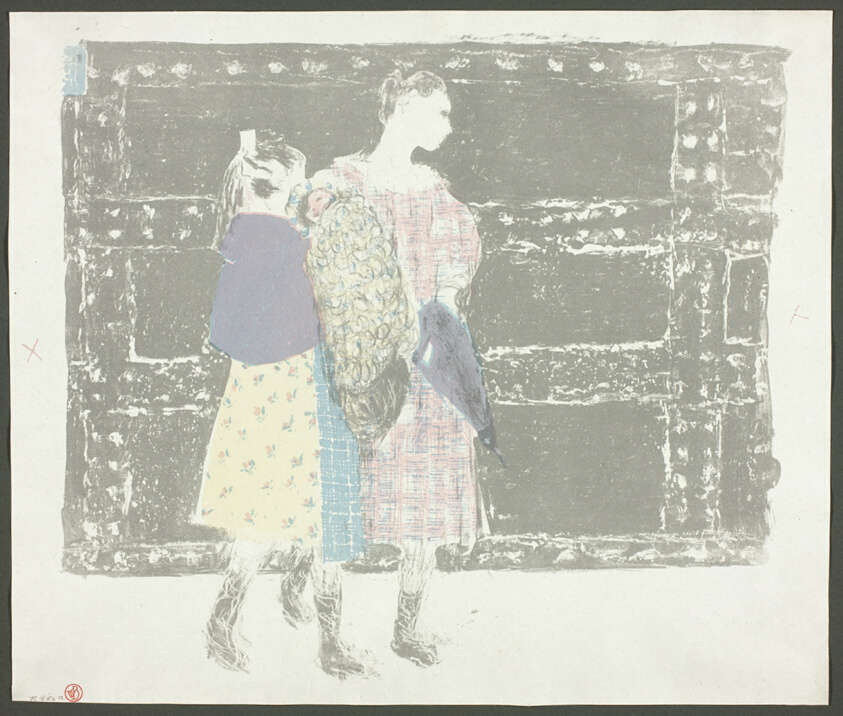 On the Bridge of Europe, plate nine from Landscapes and Interiors