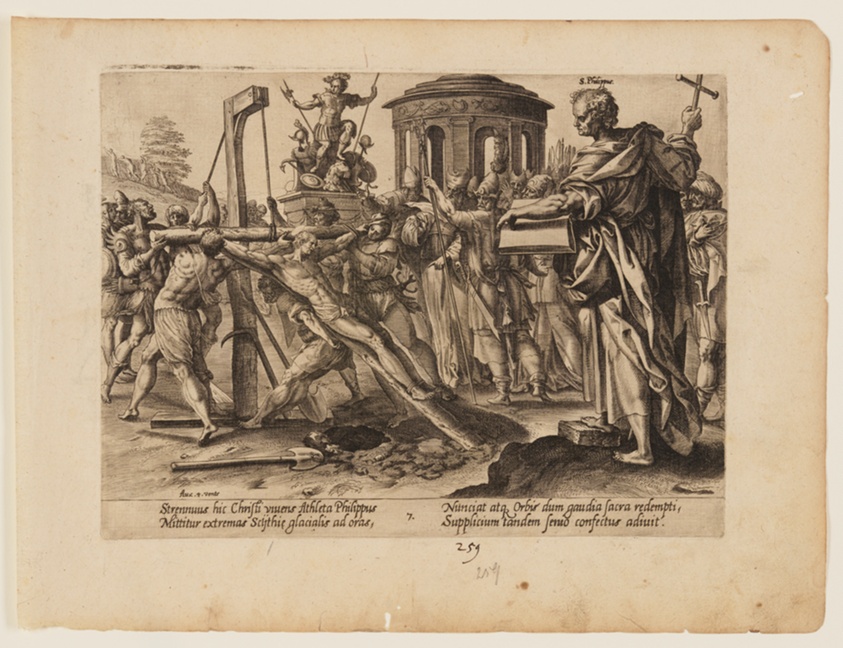 The Martyrdom of St Philip, from The Martyrdom of Christ and the Apostles