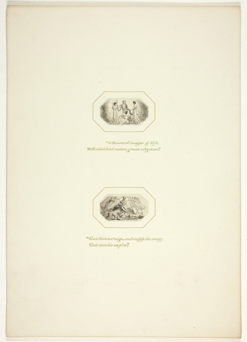 Study for a plate from The Task