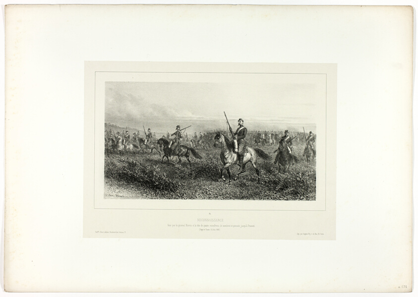 Reconnaisance, from Souvenirs d’Italie: Expédition de Rome