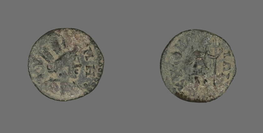 Coin Depicting the Goddess Tyche
