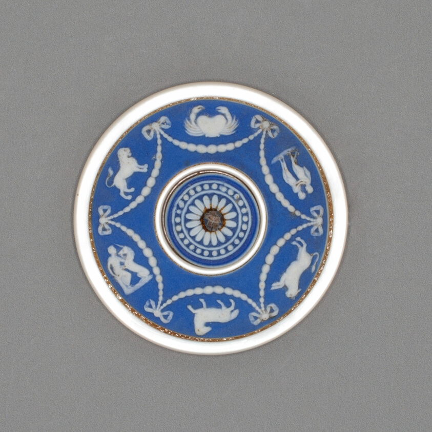 Button with Signs of the Zodiac