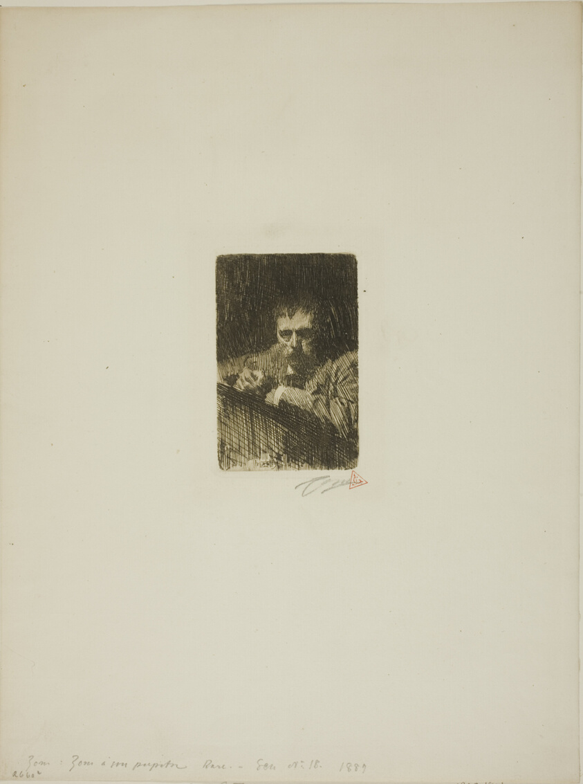 A Painter-Etcher (Self-Portrait)
