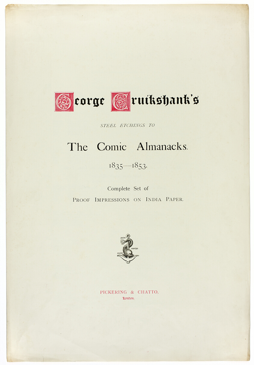 Title Page from George Cruikshank's Steel Etchings to The Comic Almanacks: 1835-1853