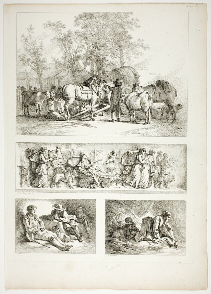 Plate 27 of 38 from Oeuvres de J. B. Huet