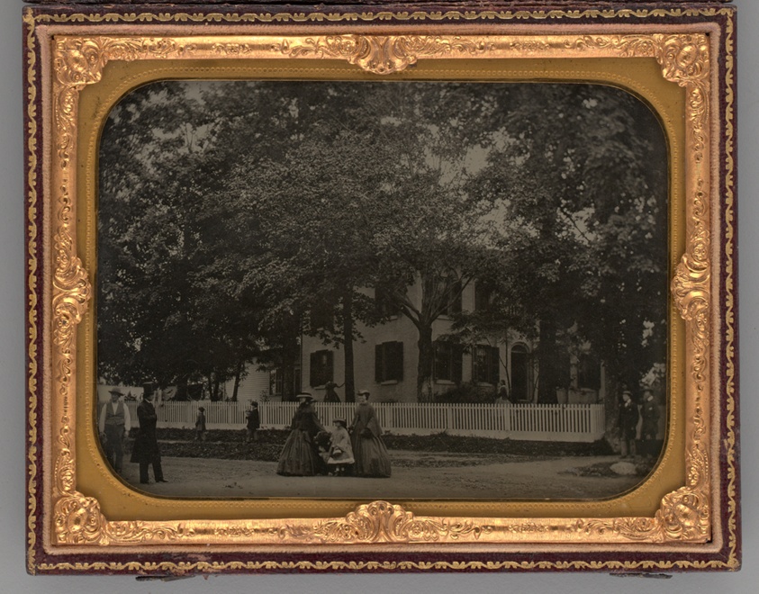 Untitled (People in front of a Building)