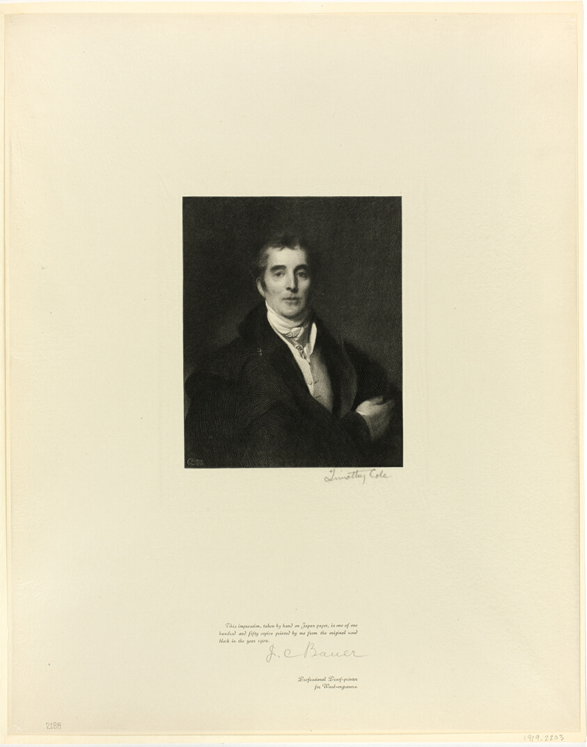The Duke of Wellington, from Old English Masters
