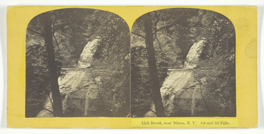 Lick Brook, near Ithaca, N.Y. 1st and 2d Falls