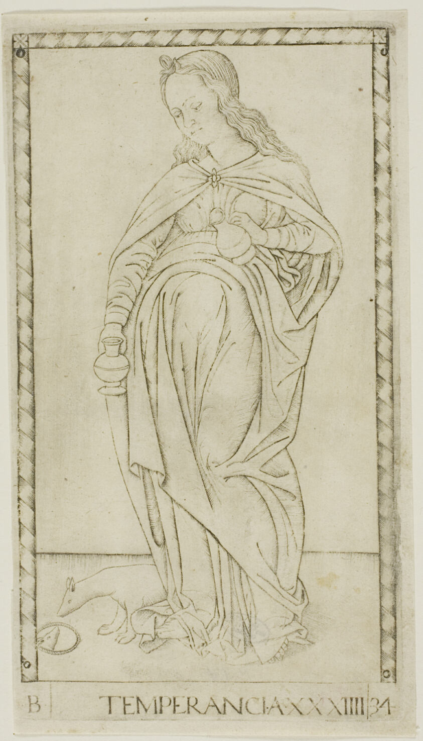Temperance, plate 34 from Genii and Virtues