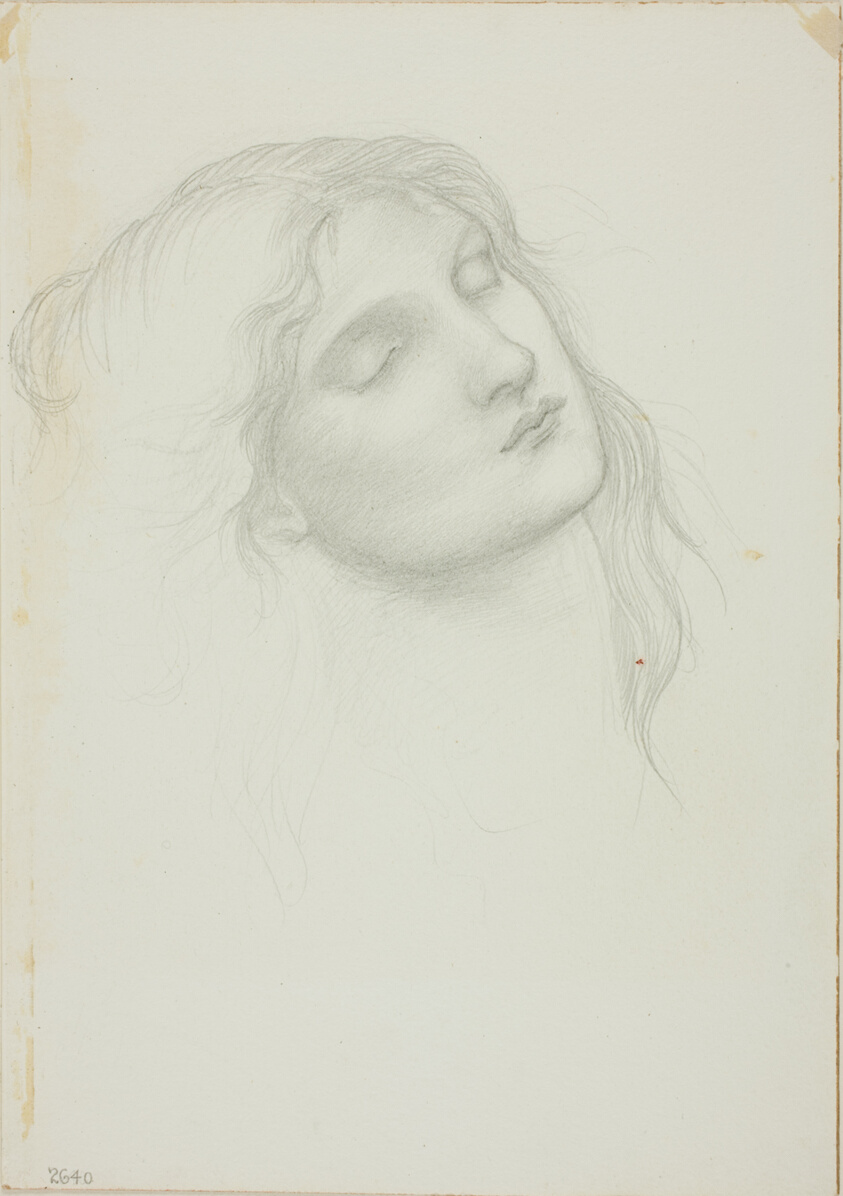 Head of Woman with Eyes Closed