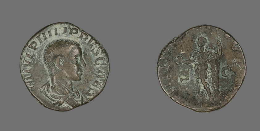 Sestertius (Coin) Portraying King Philip II