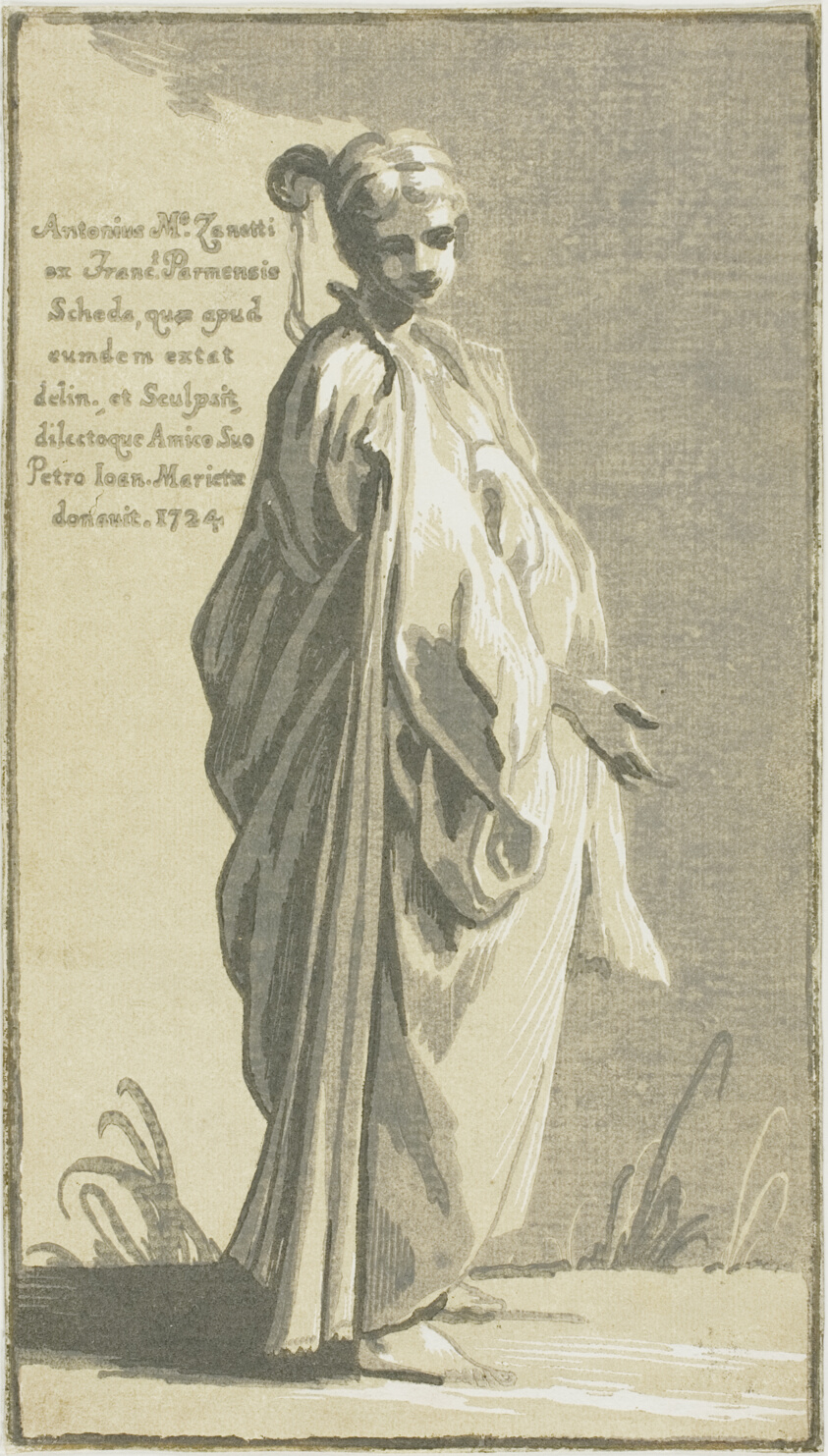 Young Woman Standing, Turned to the Right