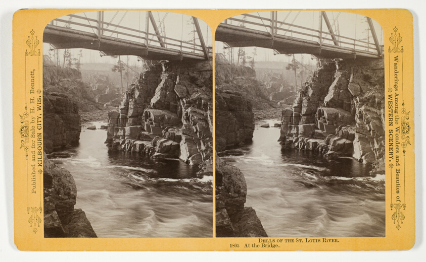 At the Bridge, No. 1805 from the series "Dells of the St. Louis River"