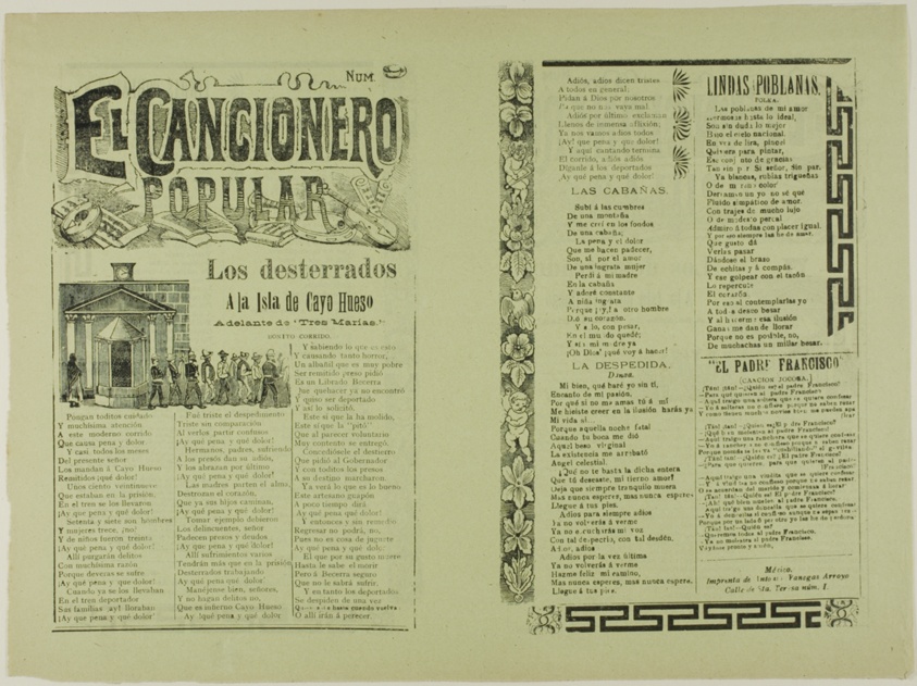 El cancionero popular, num. 9 (The Popular Songbook, No. 9)