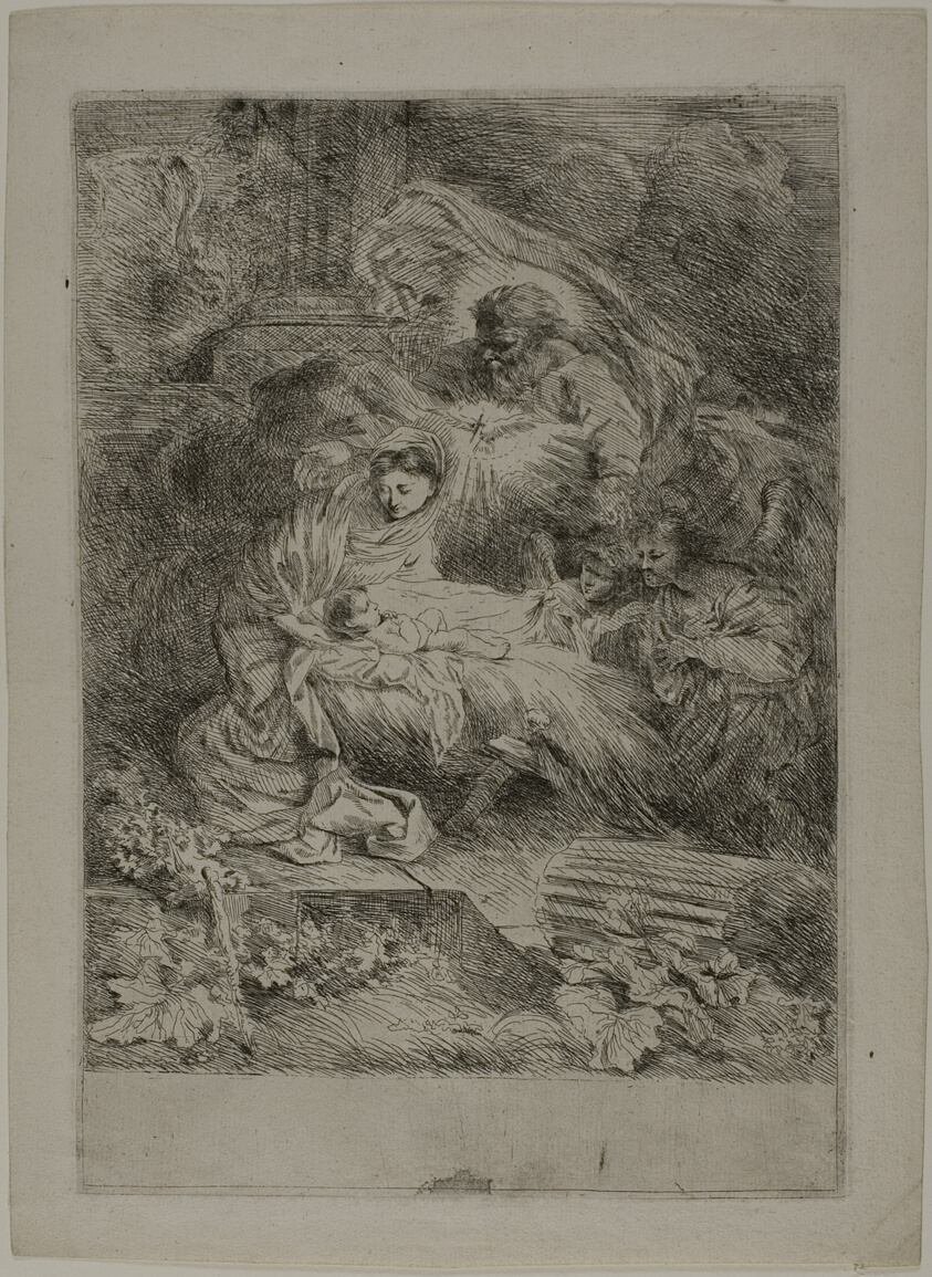The Nativity with God the Father and Angels