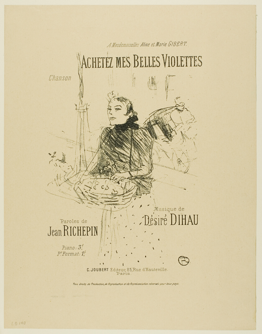 Buy my Pretty Violets, from Mélodies de Désiré Dihau