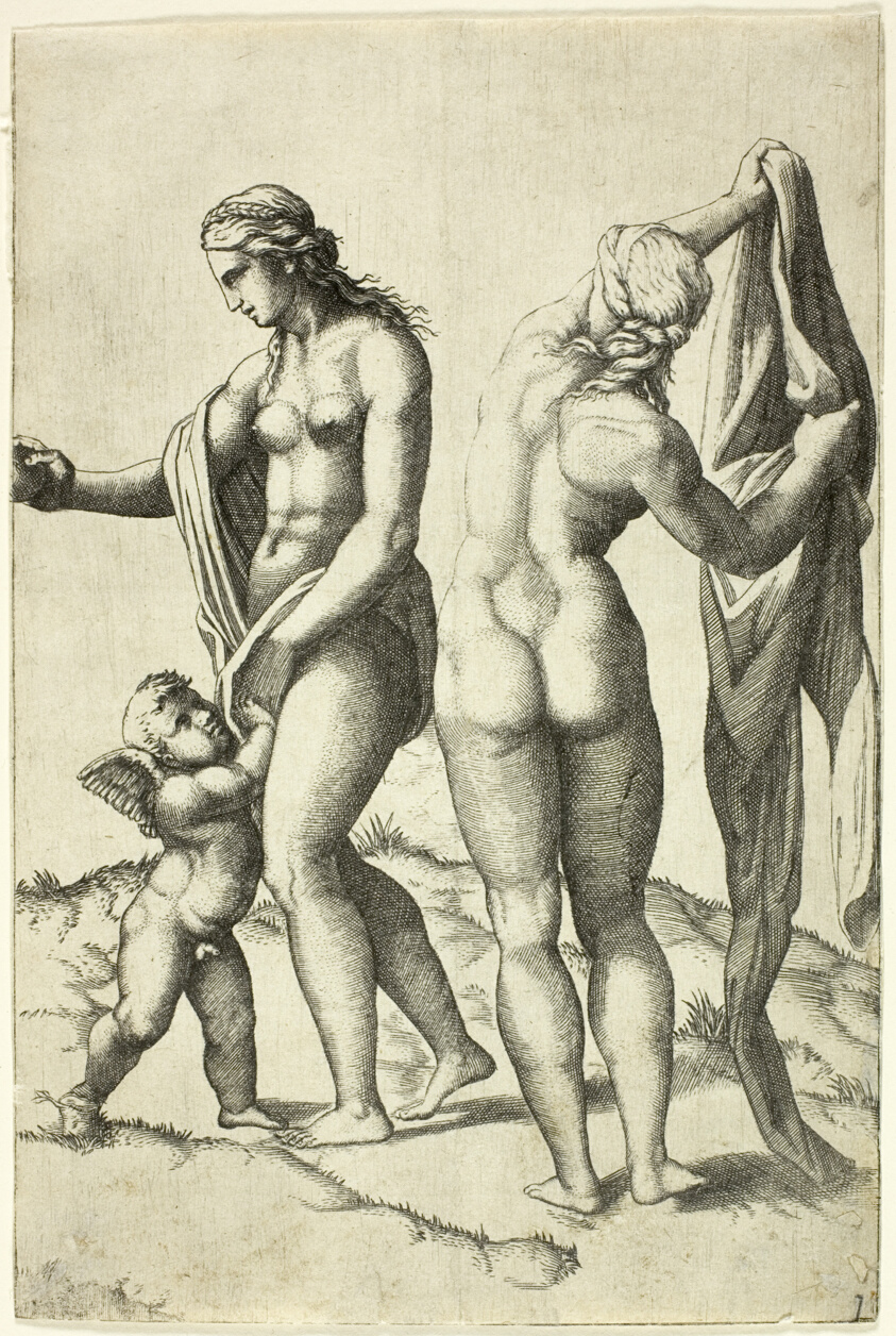 Venus, Cupid, and Pallas Athena