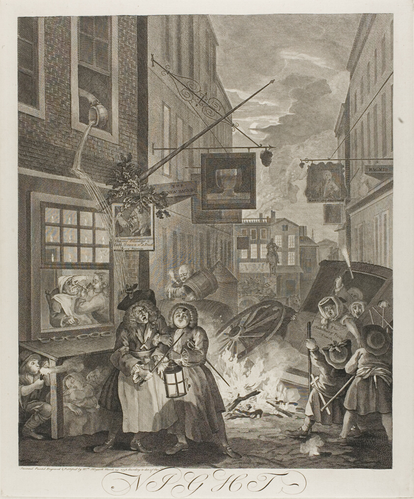 Night, plate four from The Four Times of the Day