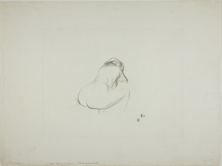 Study of a Nude Woman, from Behind
