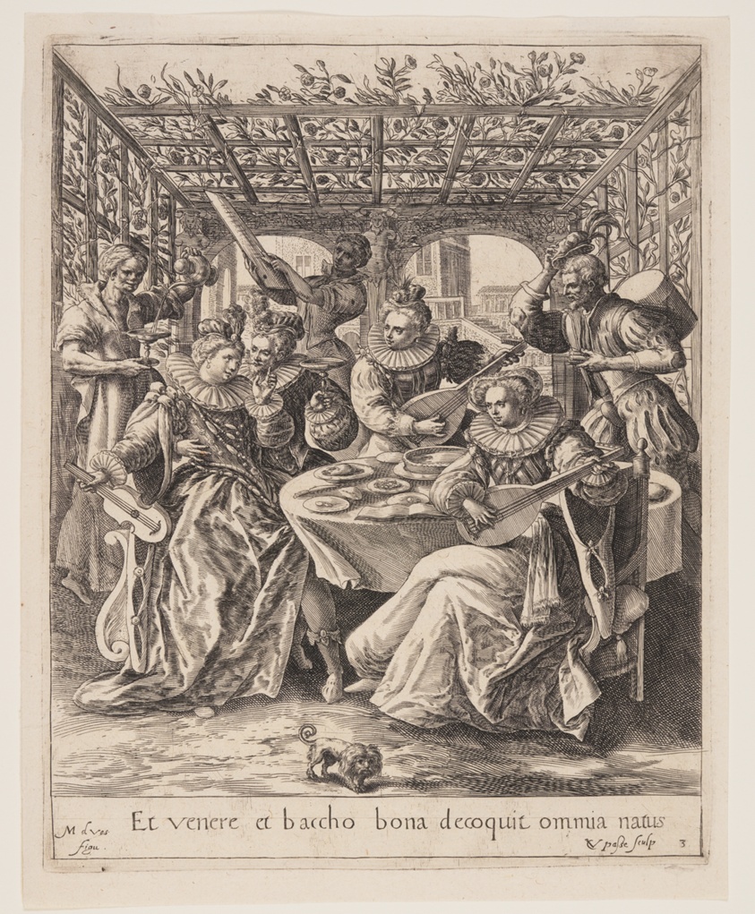 The Son Wasting his Heritage with Riotous Living, from The Parable of the Prodigal Son