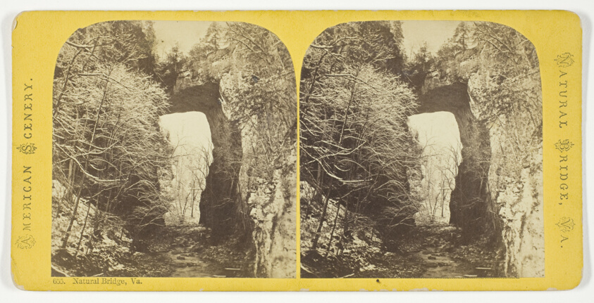 Natural Bridge, VA, No. 655 from the series "American Scenery"
