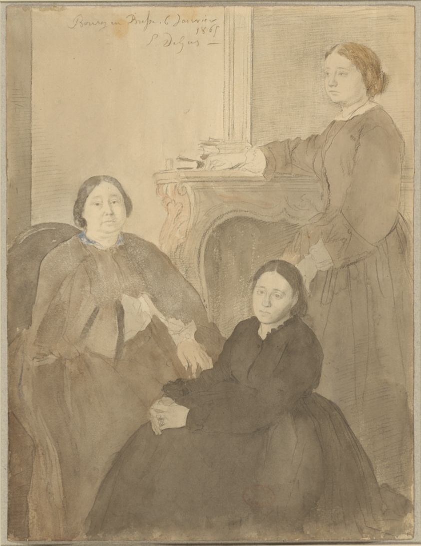 Mme. Michel Musson and Her Daughters, Estelle and Désirée