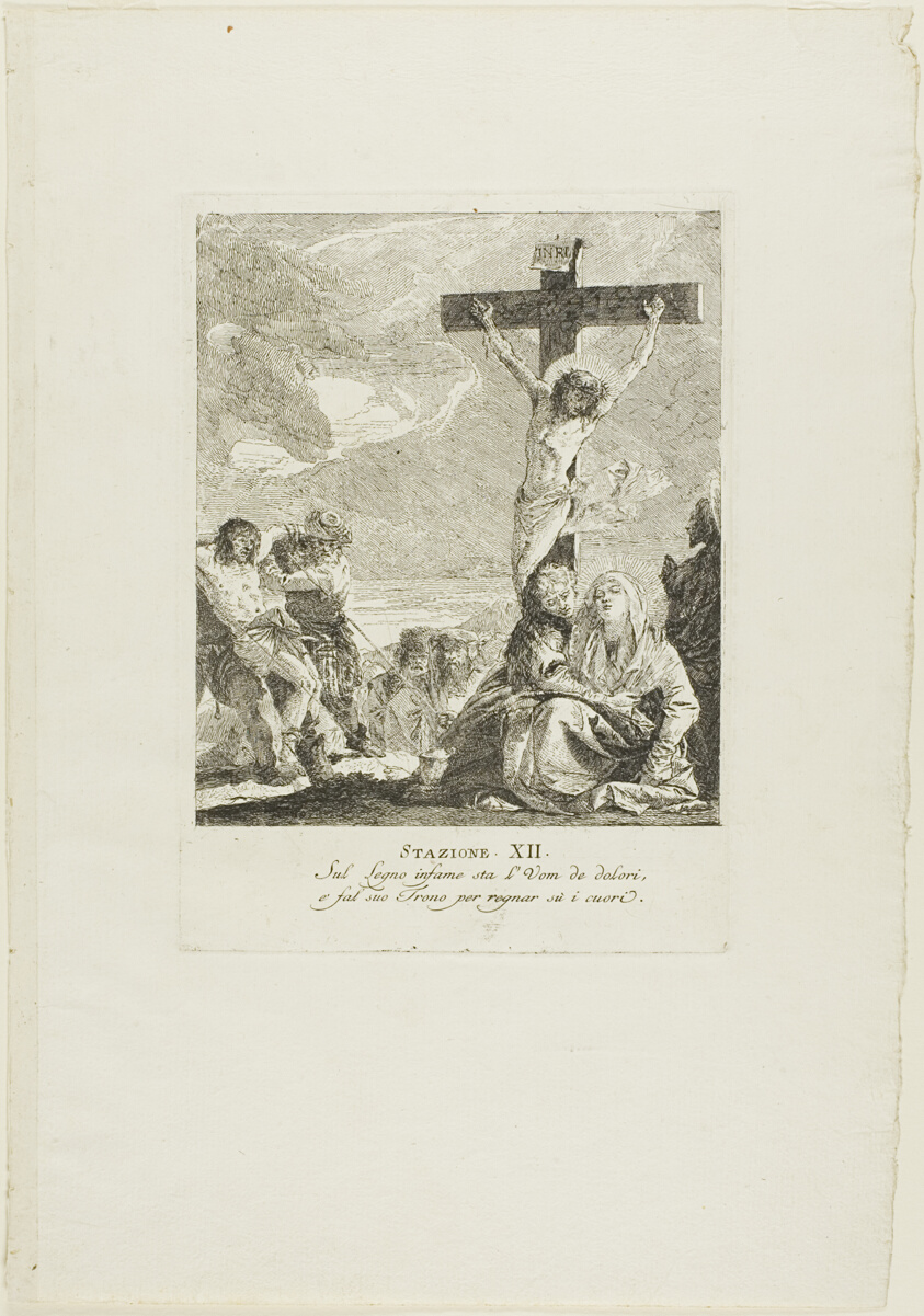 The Crucifixion, plate twelve from Stations of the Cross