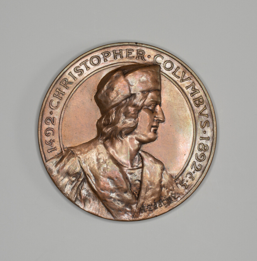 Two Medals Depicting Columbus