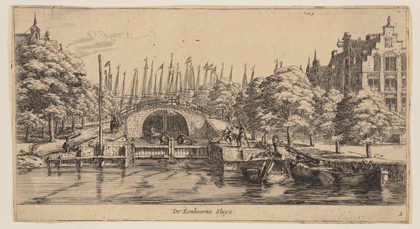 De Eenhorns Sluys, from Views of Amsterdam