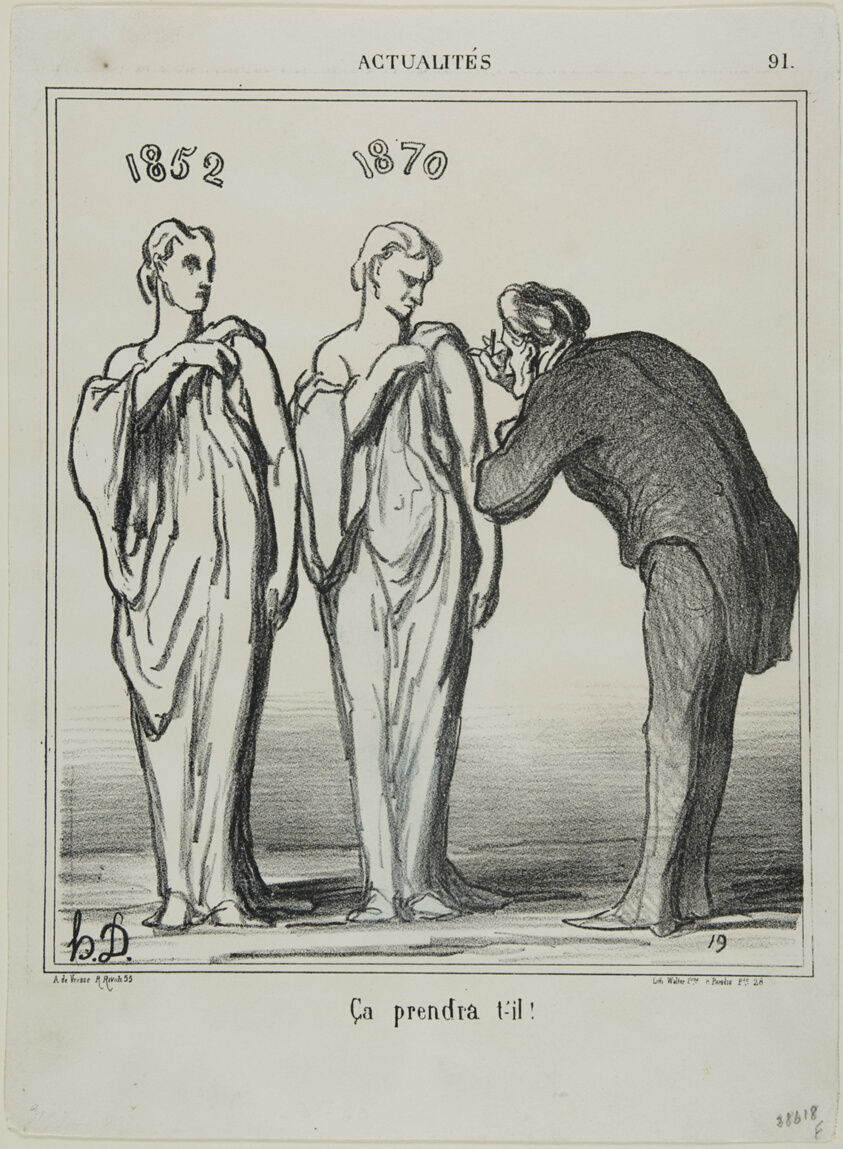“That will do the job!,” plate 91 from Actualités