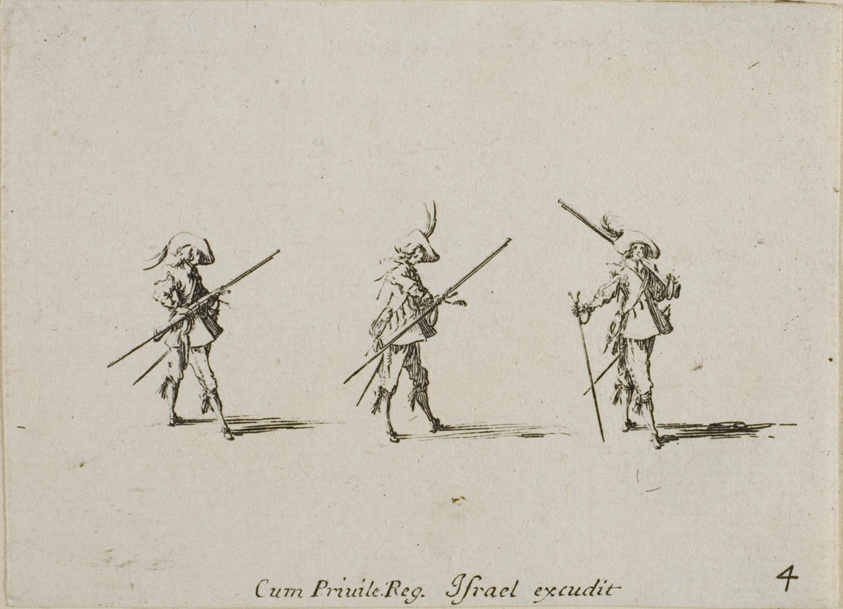 Drill with the Musket, plate four from The Military Exercises