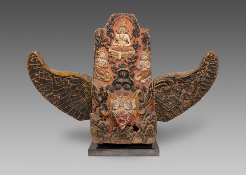 God Vishnu Riding His Mount, Garuda