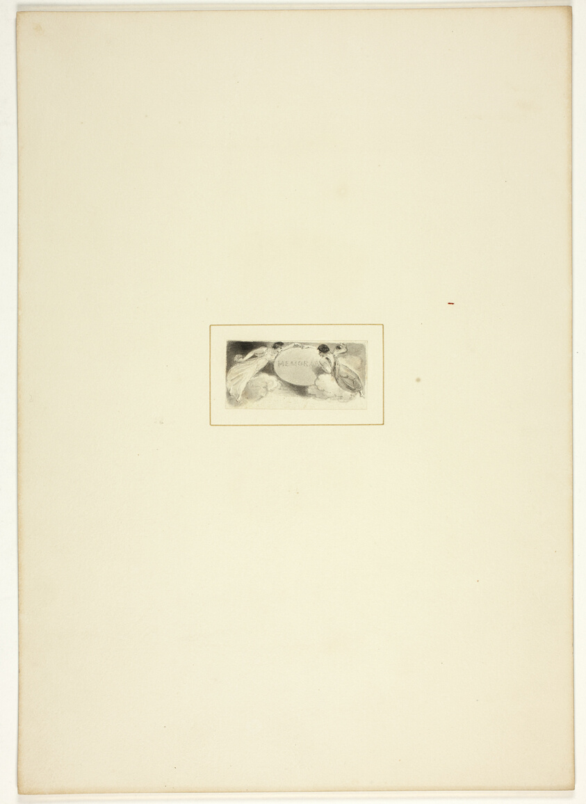 Study for a plate from The Triumphs of Temper, in the 1796 Royal Engagements Pocket Book