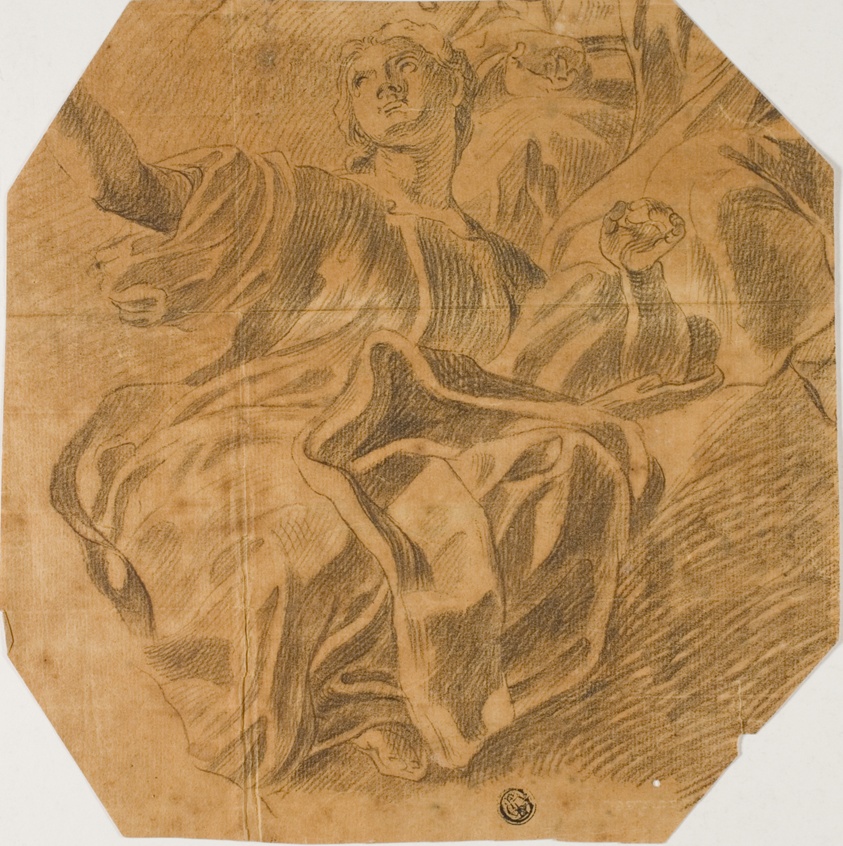 Seated Allegorical Female Figure