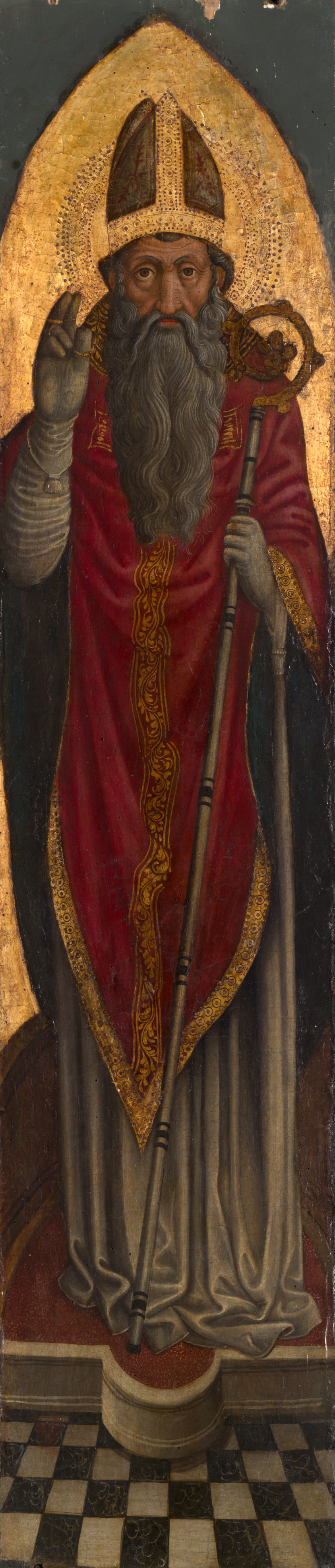 Panels from the Altarpiece of The Assumption of the Virgin with Saints: Bishop Saint