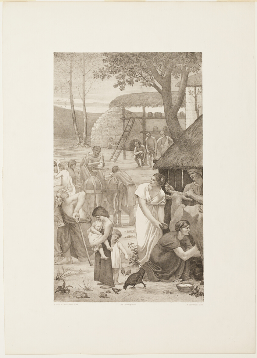 Pastoral Life of Saint Geneviève (right panel)
