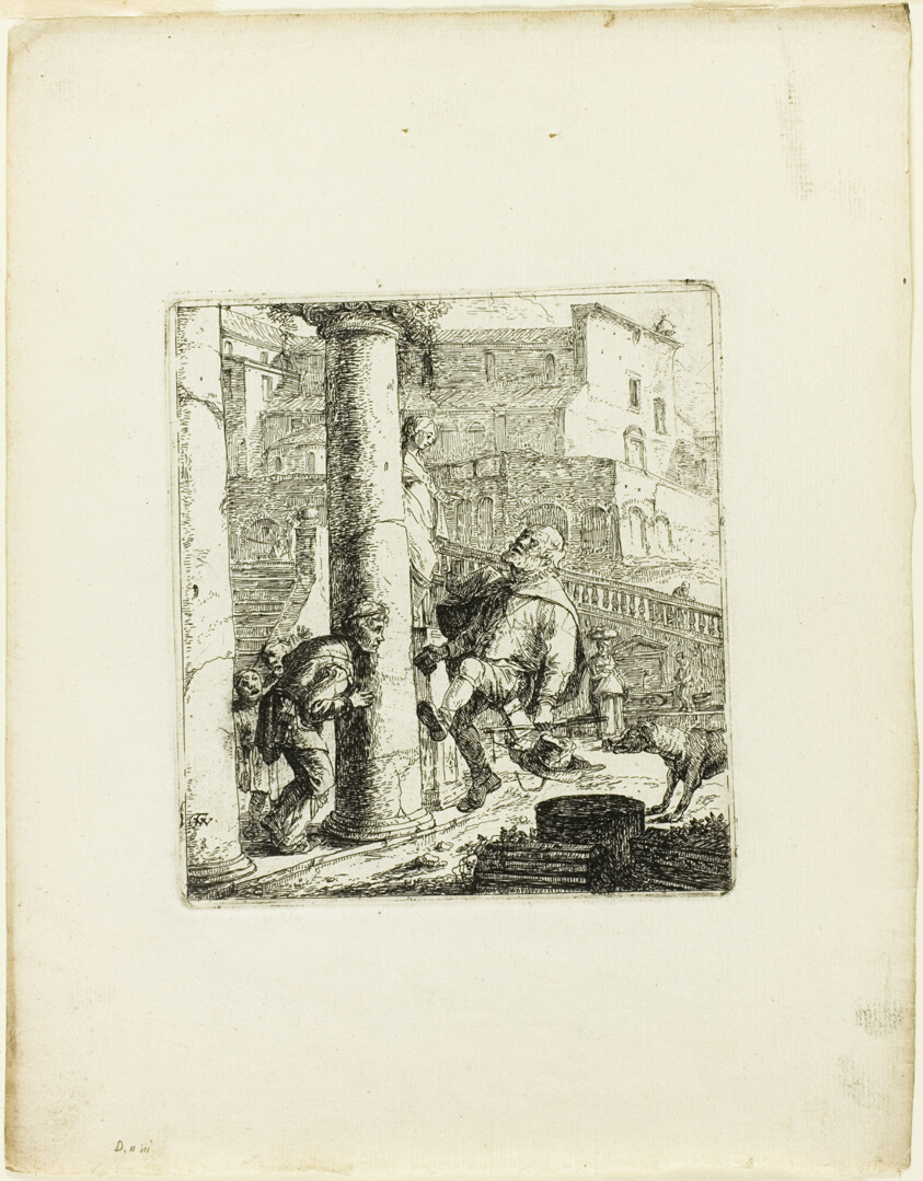 The Blind Beggar Tricked by Lazarillo
