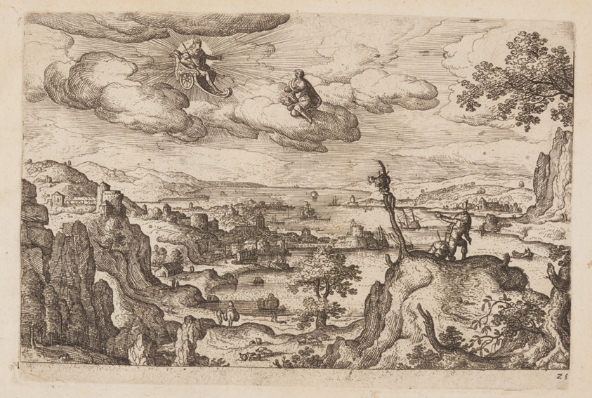 Plate 25, from Landscapes with Scenes from the Old and New Testament and Ovid’s Metamorphoses