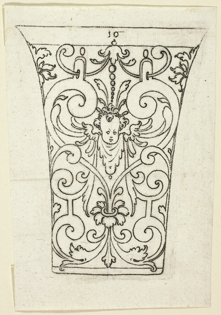 Plate 10, from XX Stuck zum (ornamental designs for goblets and beakers)