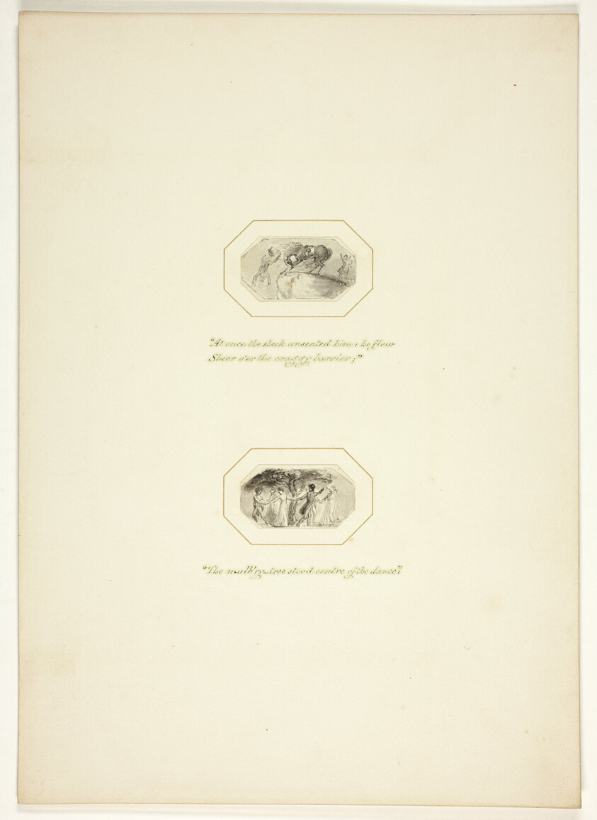 Study for a plate from The Task