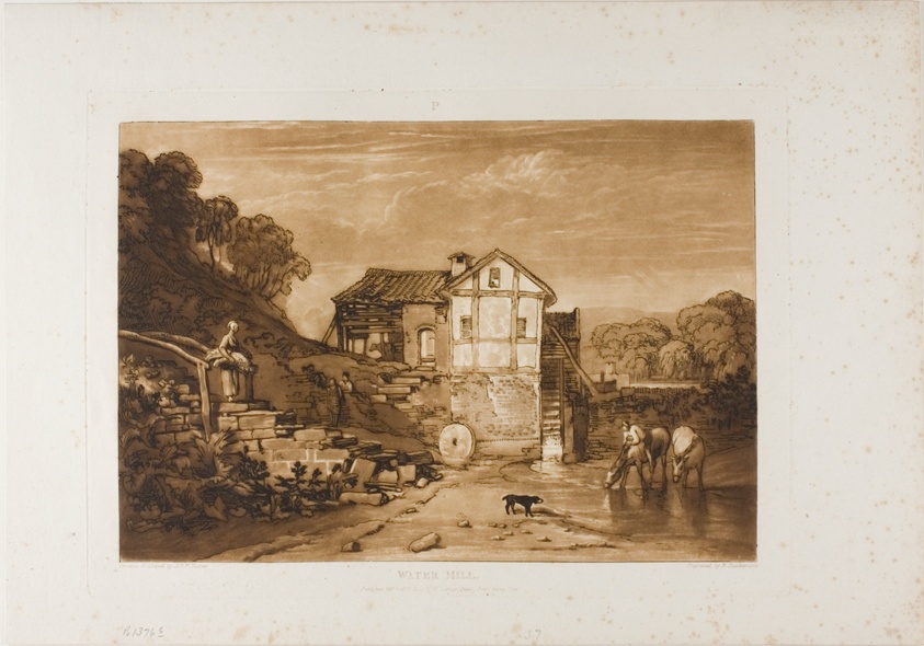 Water Mill, plate 37 from Liber Studiorum