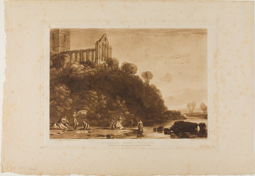 Dumblain Abbey, plate 56 from Liber Studiorum