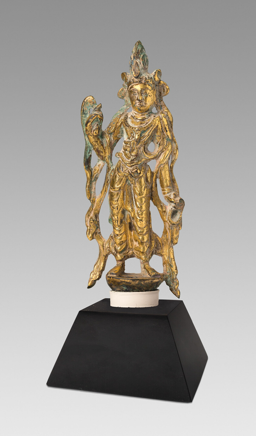 Bodhisattva in "Thrice Bent" Pose (Tribhanga)
