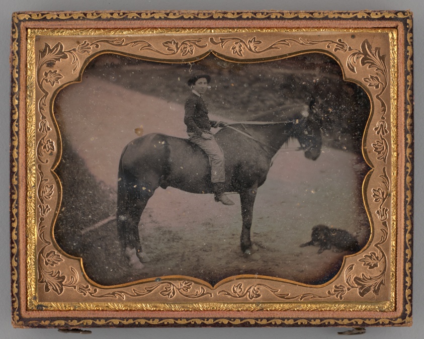Untitled (Portrait of a Boy on a Horse)