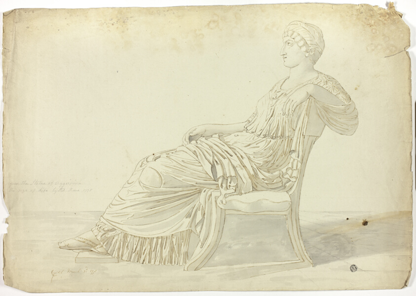 Study after Statue of a Seated Woman (Agrippina)