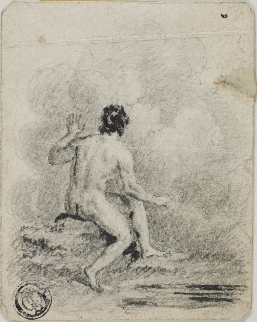 Seated Male Nude