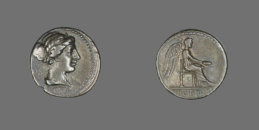 Quinarius (Coin) Depicting Liberty