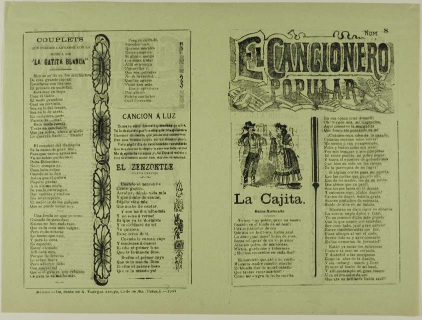 El cancionero popular, num. 8 (The Popular Songbook, No. 8)